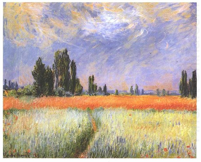 Wheatfield, Claude Monet